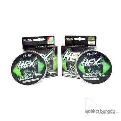 Fujin Hex Braid 8x 150mt Multi Color PE Örgü İp 0,14 mm - 1