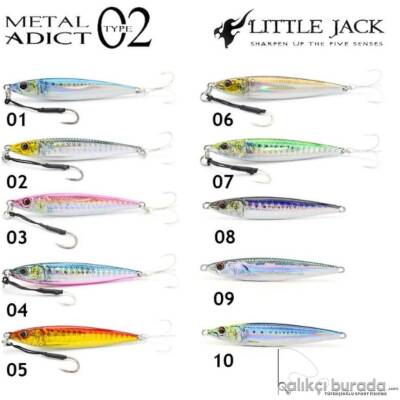 Little Jack Metal Adict 02 72 mm 30 gr Jig Yem - 1