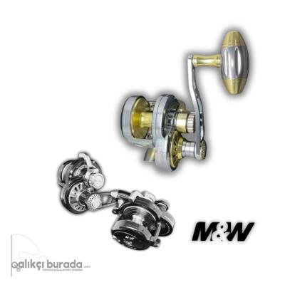 M&W G-MAX OVERHEAD REEL ÇIKRIK MAKİNESİ CX1 SOL GREY/GOLD - 1