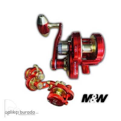 M&W G-MAX OVERHEAD REEL ÇIKRIK MAKİNESİ CX1 SOL RED GOLD - 1